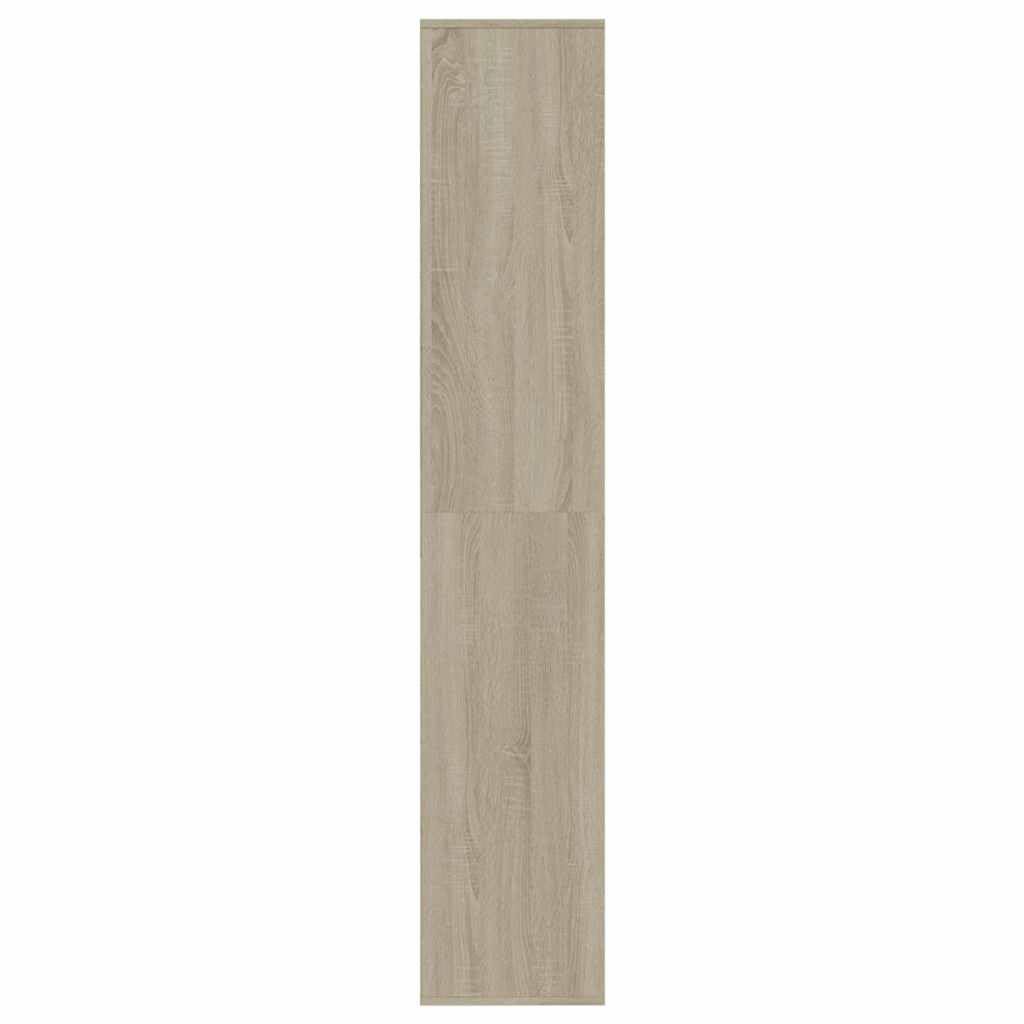 HKPWRBFG Shoe Cabinet, Engineered Wood Storage Rack, 22-Shelf Sonoma Oak