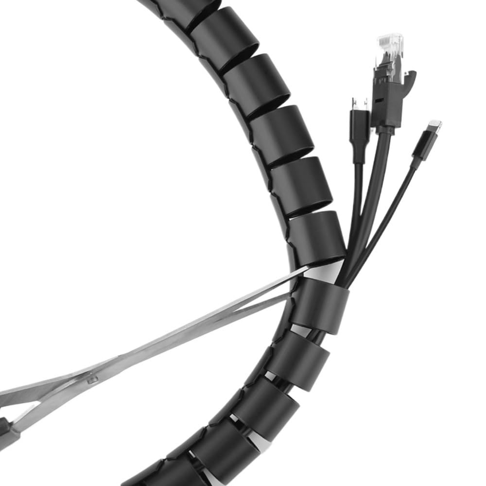 Multicolor Spiral Cable Protector Sleeves for Wire Management