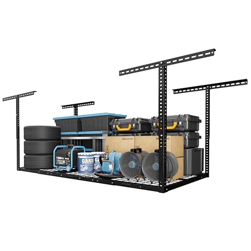 Adjustable 4x8 Overhead Garage Storage Rack System