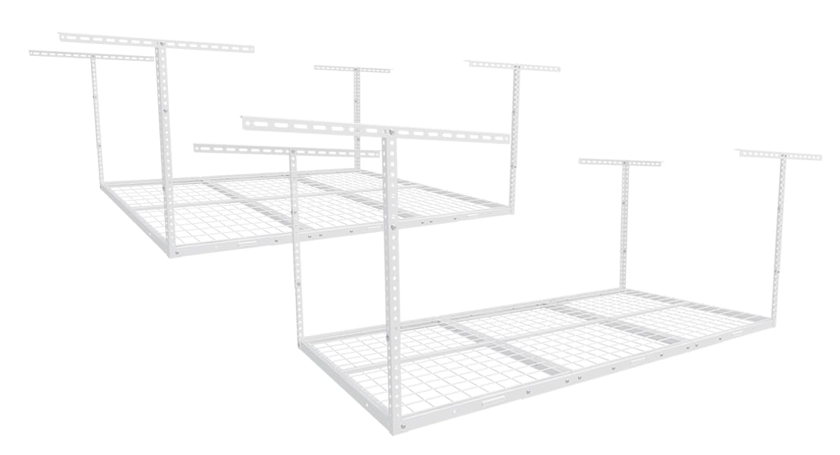 Adjustable 4x8 Overhead Garage Storage Rack System