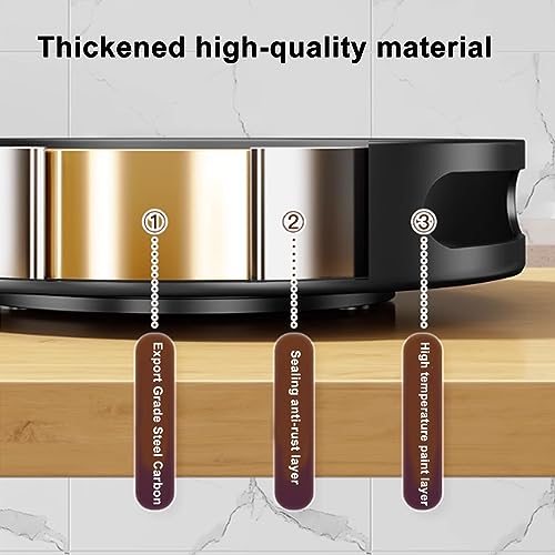 Metal Revolving Spice Rack - 11.8 inch Lazy Susan Turntable Organize r- Kitchen Turntable Storage Food Bins Container for Pantry, Counter top (Color : Pink)