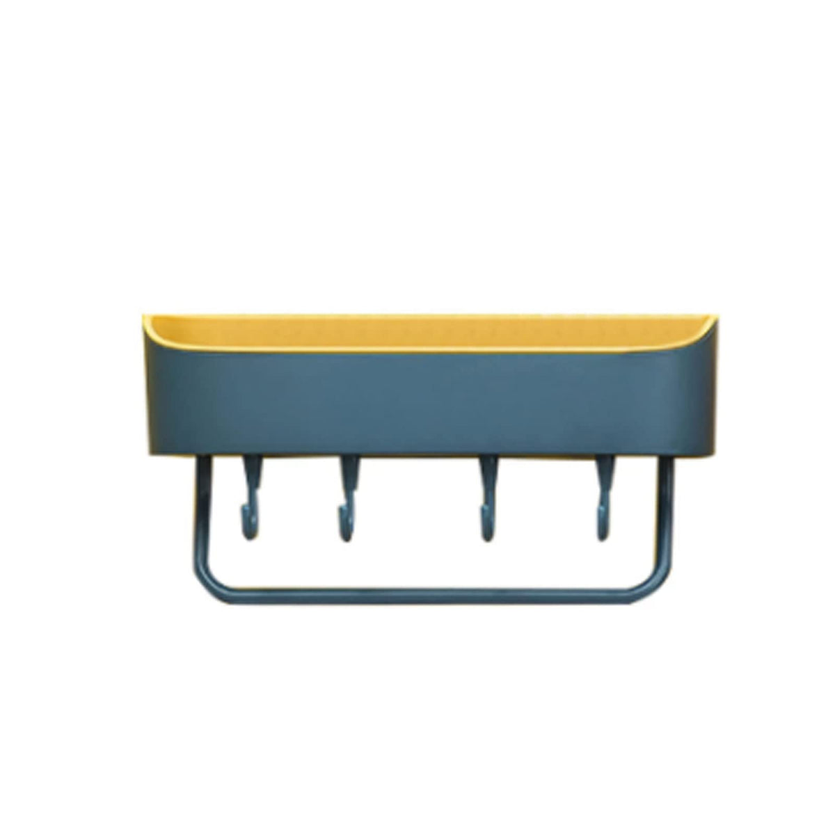 Pot and Pan Organizer Bathroom Wall-Mounted Storage with Towel Rack Organizers Multifunction Shelf Kitchen Hook Organization Accessories
