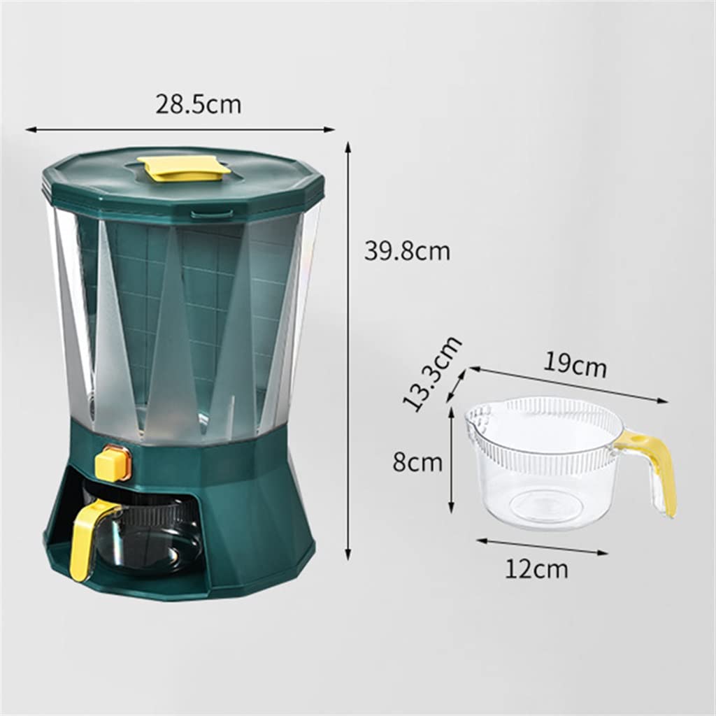 Rotating Automatic Grain & Cereal Dispenser Storage Bin