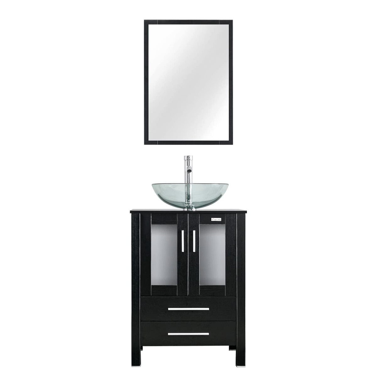 eclife Modern Bathroom Vanity Cabinet with Vessel Sink Combo (18+24)