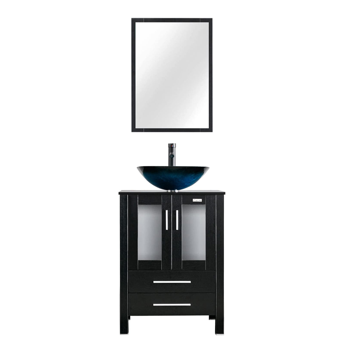 eclife Modern Bathroom Vanity Cabinet with Vessel Sink Combo (18+24)