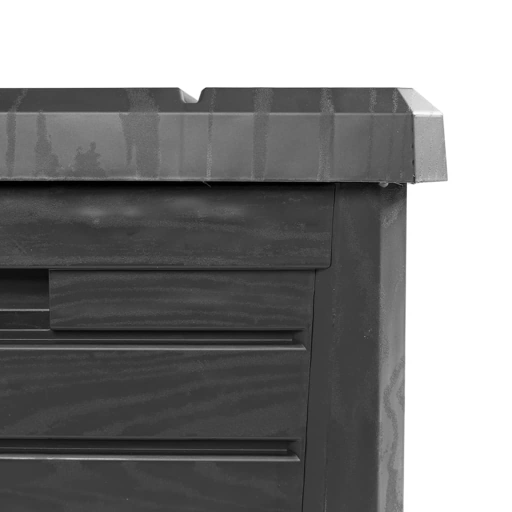 Anthracite Polypropylene Patio Cushion Storage Box