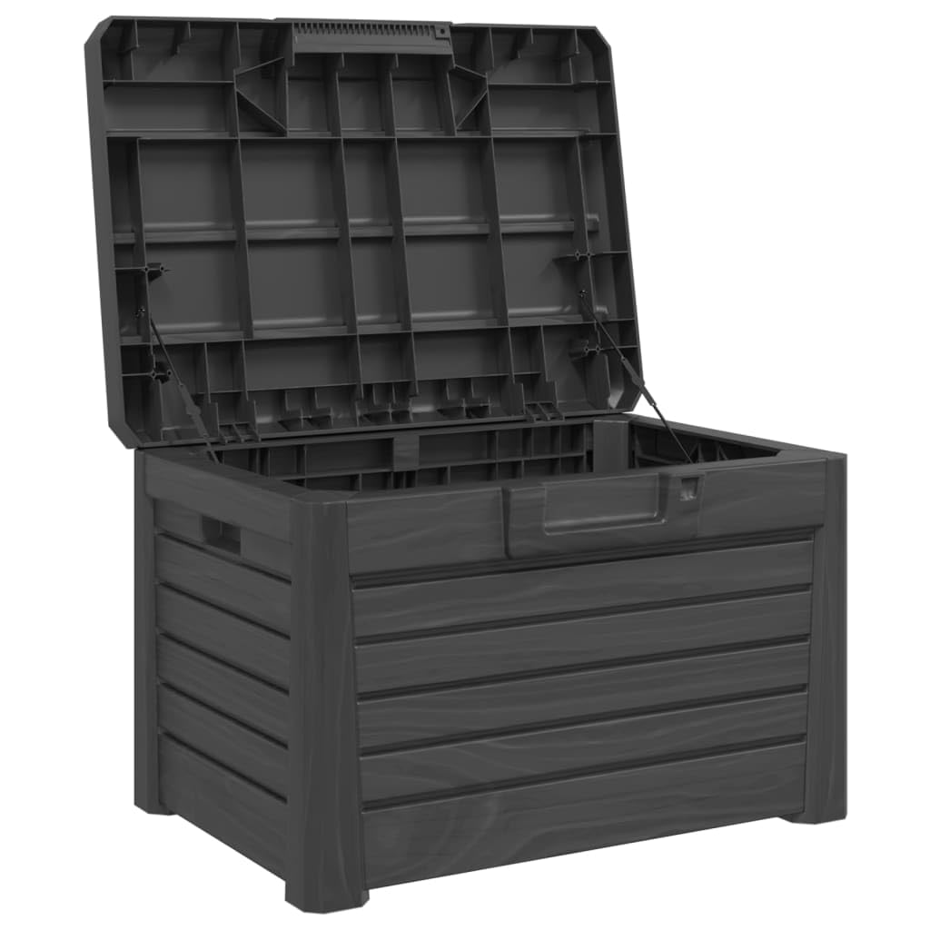 Anthracite Polypropylene Patio Cushion Storage Box