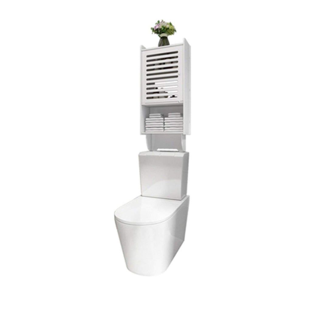 Waterproof Non-Perforated Bathroom Cabinet, The Shelf Above The Toilet, Bathroom Toilet Storage Cabinet Wall Hanging
