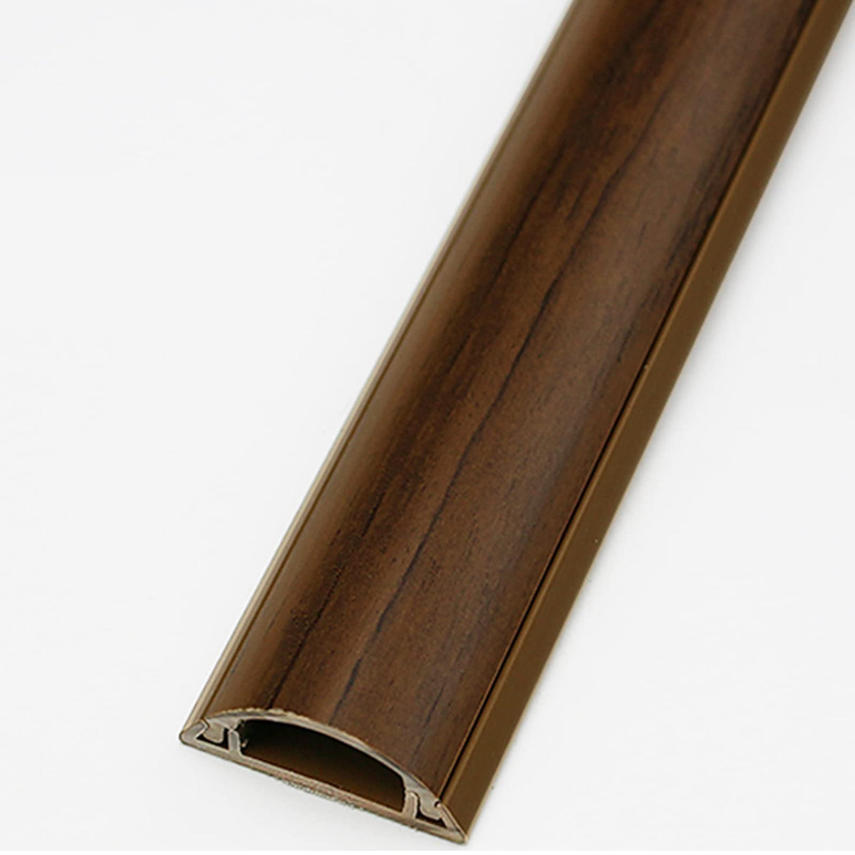 Wood Grain Cable Raceway for Desk & Wall Cord Management