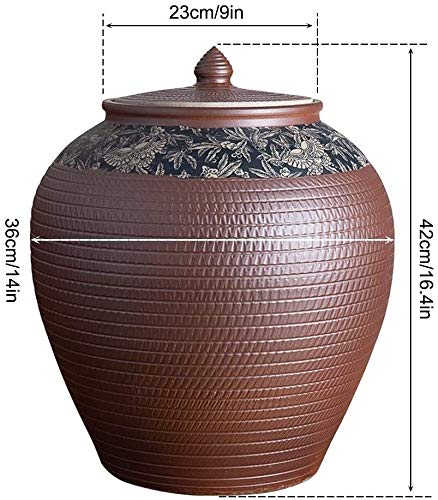 25L Airtight Ceramic Food Storage Container with Lid
