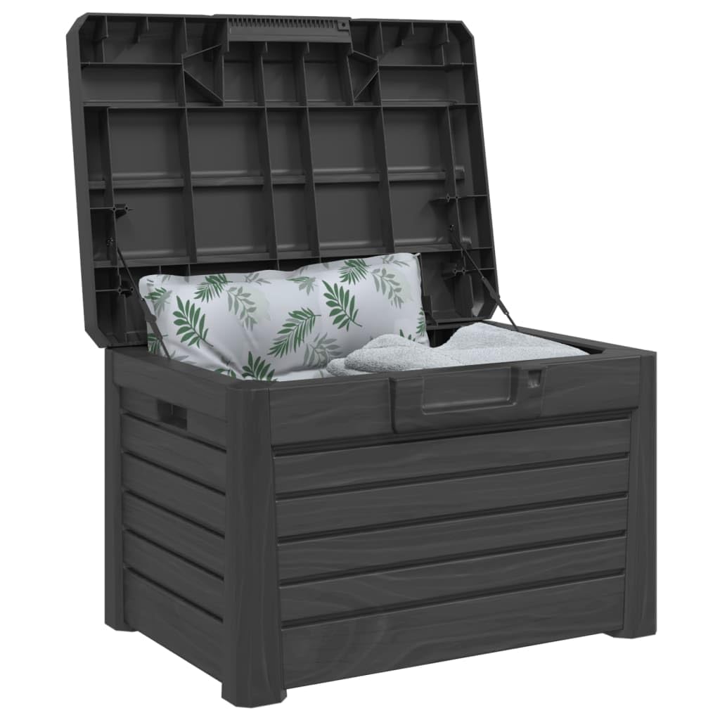 Anthracite Polypropylene Patio Cushion Storage Box