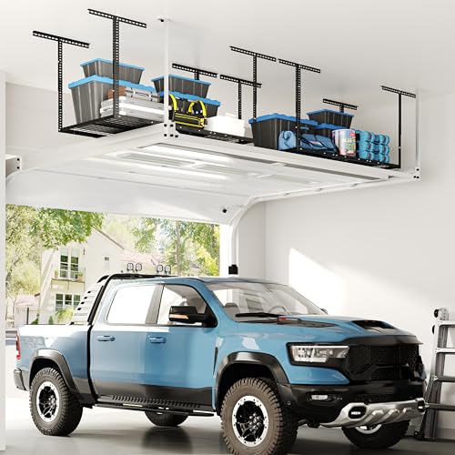 Adjustable 4x8 Overhead Garage Storage Rack System