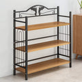 3 Tier Simple Shoes Shelf Antirust Square Tube Shoe Rack Can Hold 12 Pairs Shoe Storage Organizer forEntryway Hallway Bathroom Living Room