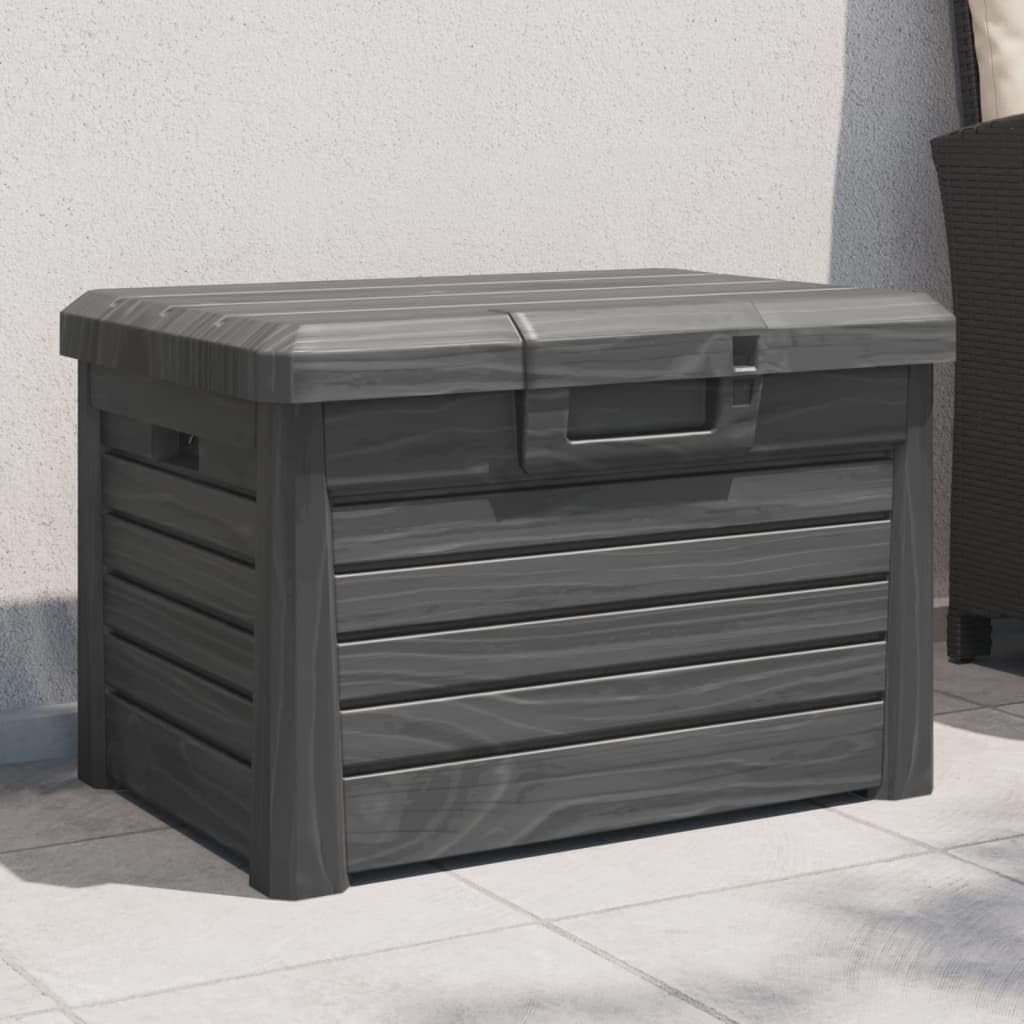 Anthracite Polypropylene Patio Cushion Storage Box