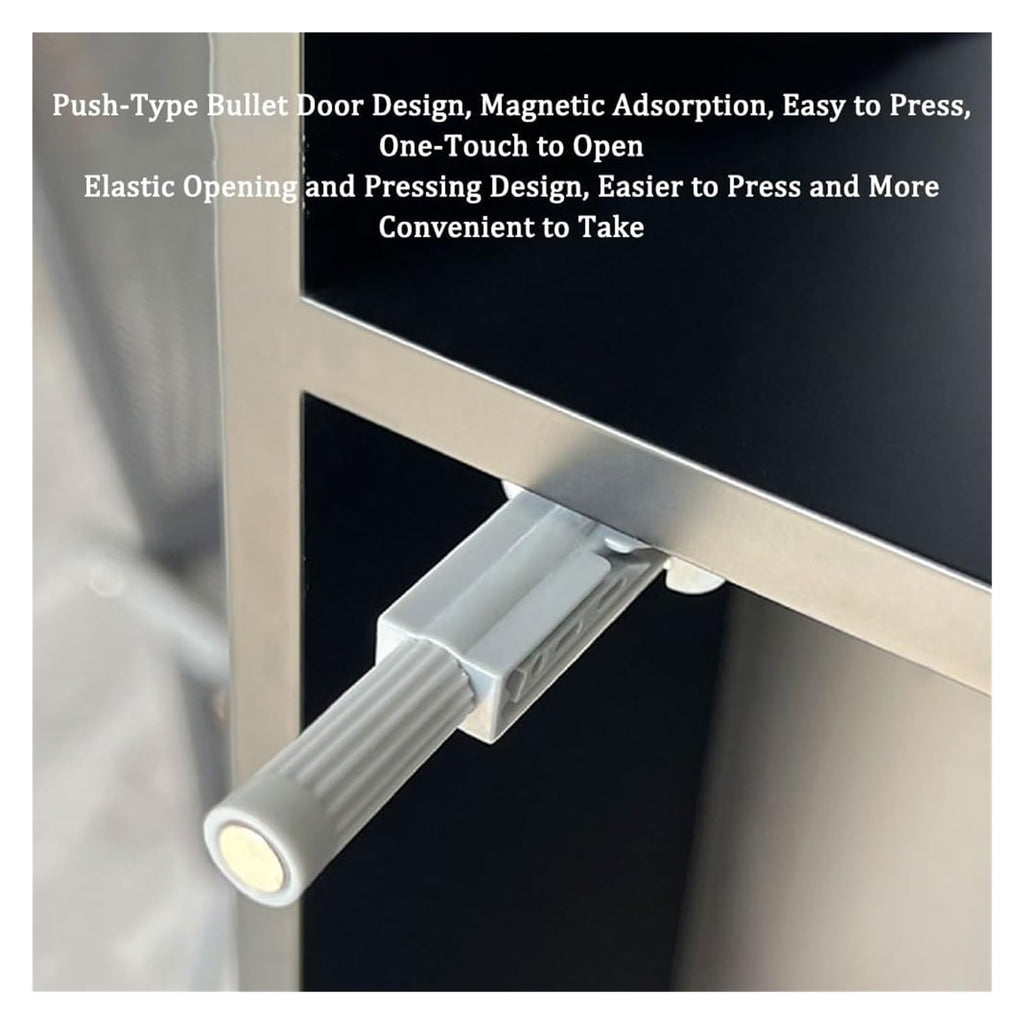 Stainless Steel Shower Nich, Waterproof Storage Toilet Paper Holder Shower Niche, Recessed Trash Can Alcove for Bathroom Storage/Shampoo/Toiletries,Gold,28x60x13.5cm