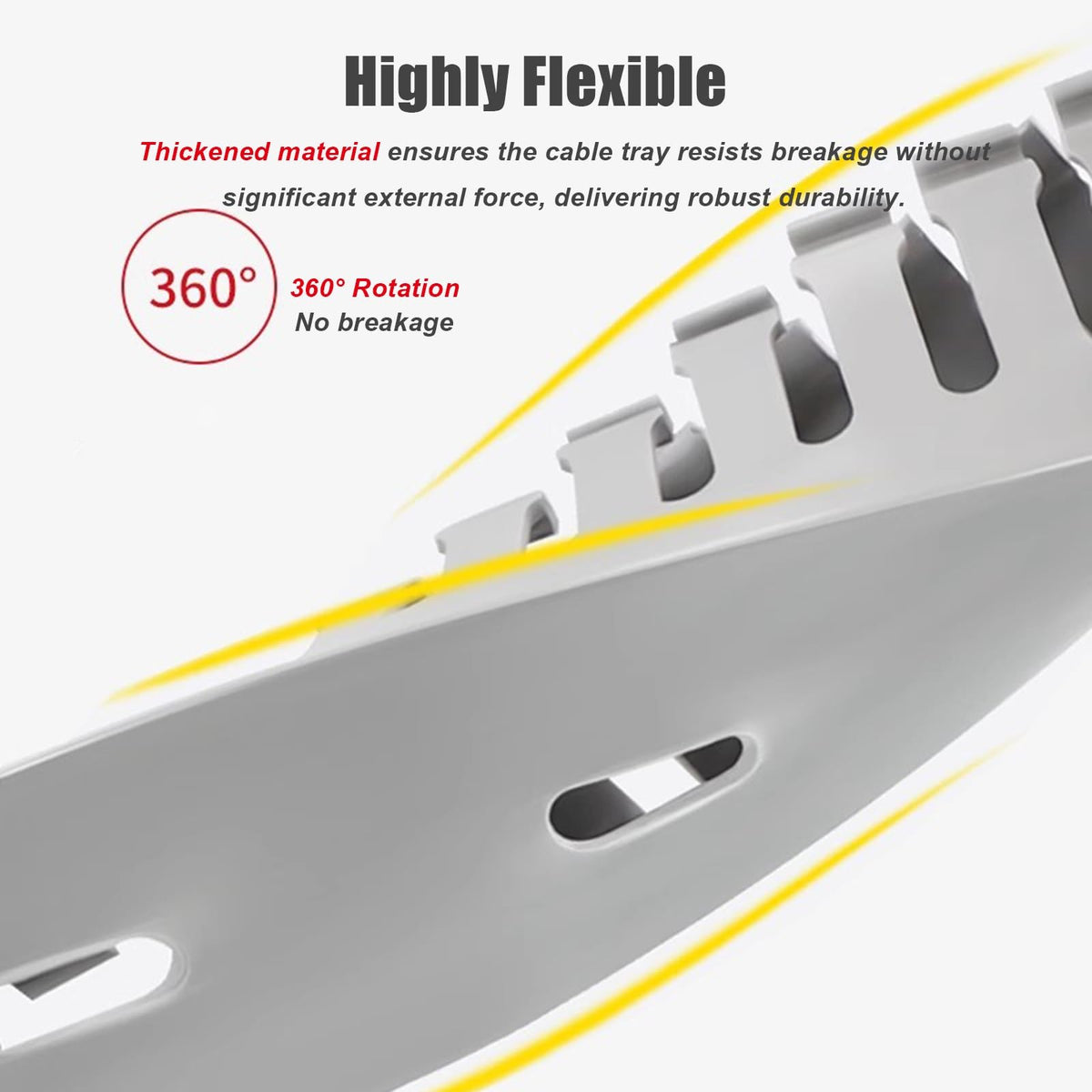 PVC Cord Cover Raceway for Wall & Under-Desk Cable Management