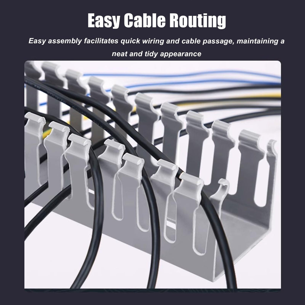 PVC Cord Cover Raceway for Wall & Under-Desk Cable Management