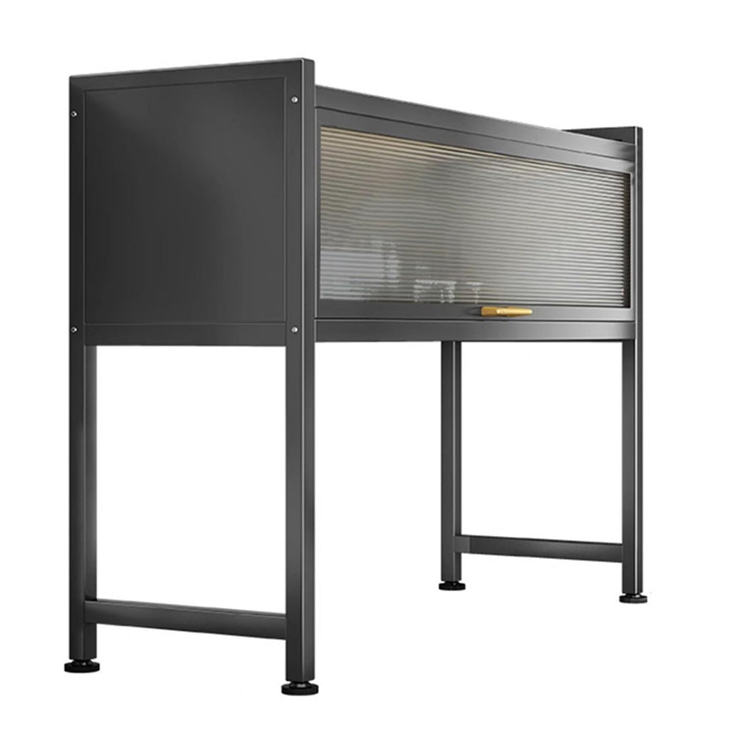 Dish Drying Rack Over The Sink - Multifunctional Countertop Microwave Rack with Flip Door Storage Cabinet for Family Use, Ideal for Kitchen and Living Room Organization