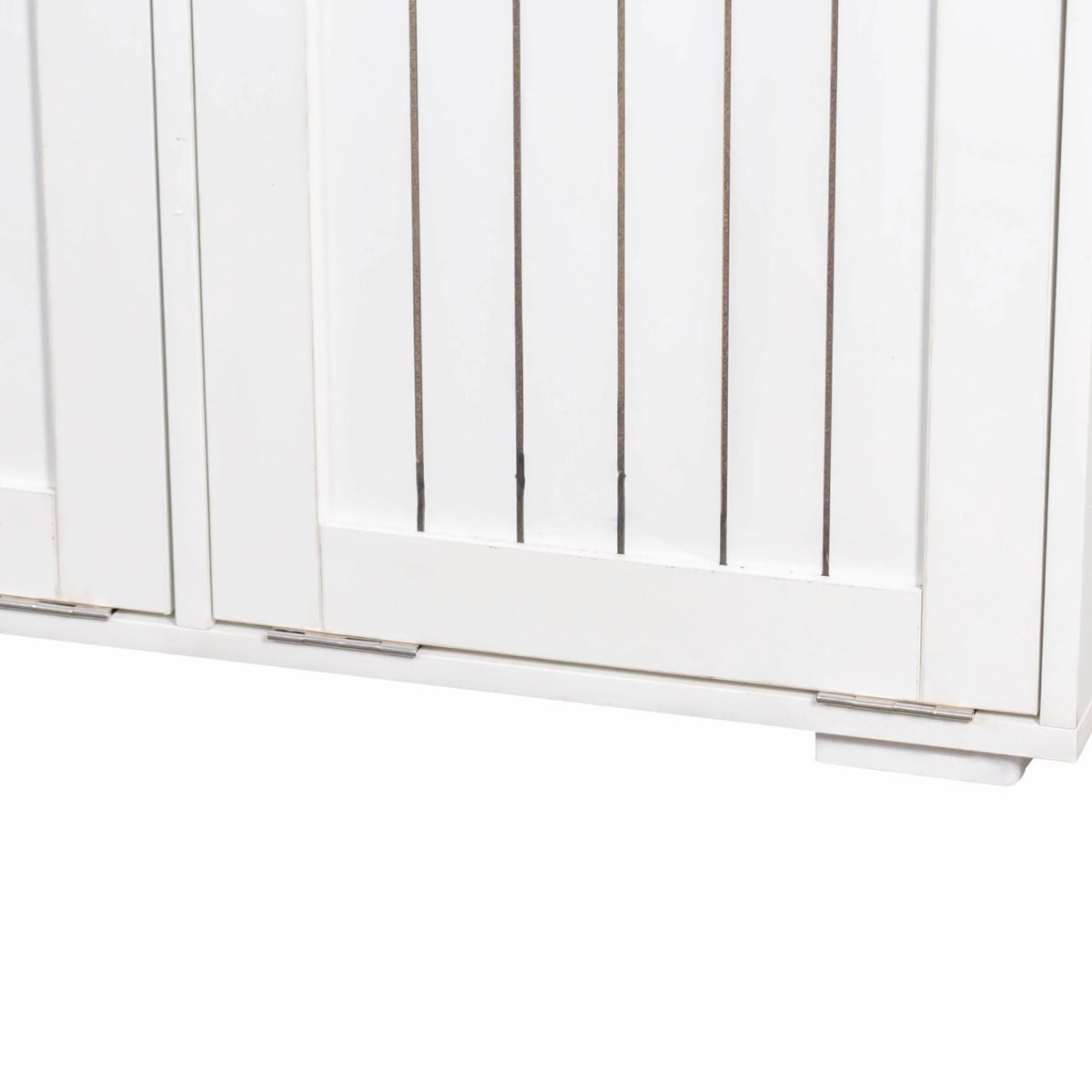 Double Tilt Out Laundry Hamper Cabinet with Drawers & 2 Removable Liners
