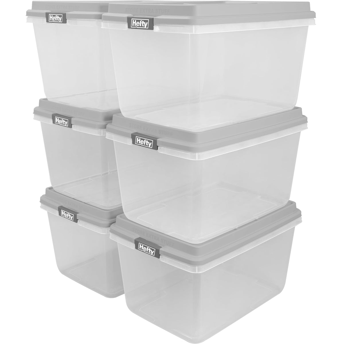 Heavy-Duty Hi-Rise Storage Bin with Secure Lid