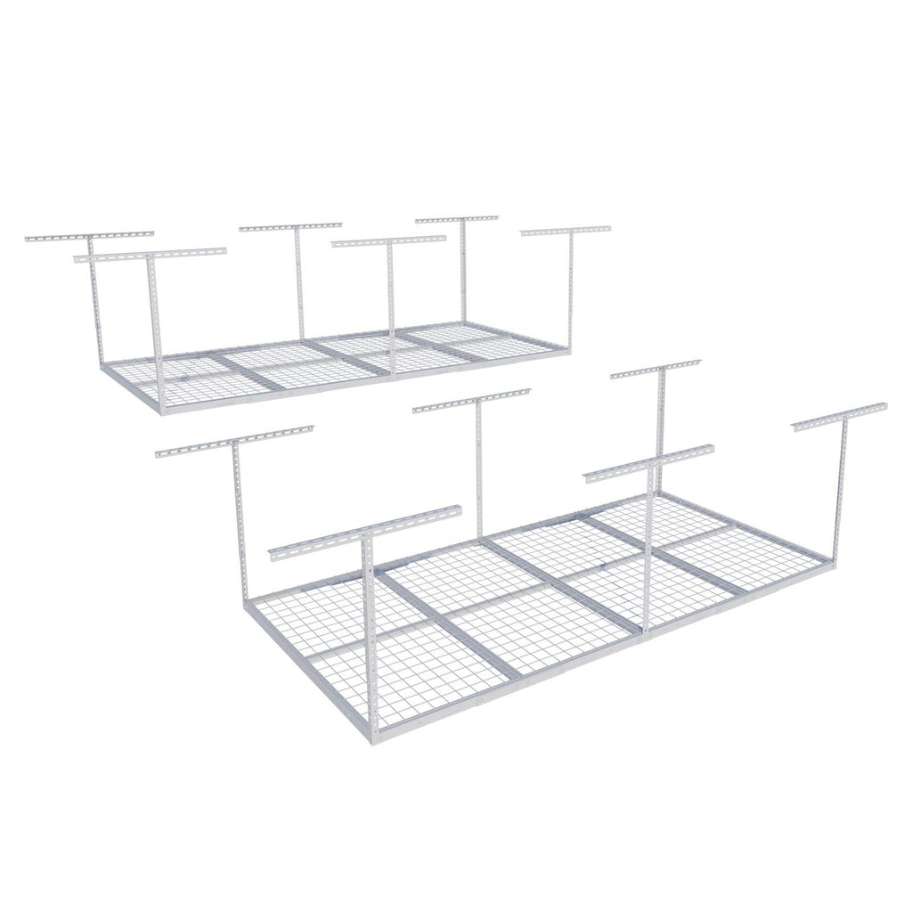 Adjustable 4x8 Overhead Garage Storage Rack System
