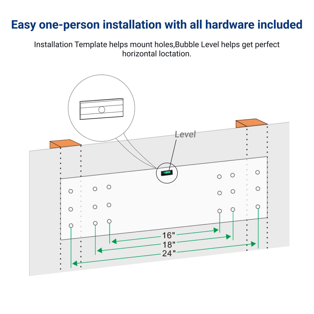 Wall-Mounted Garage Storage Shelf Rack with Utility Hooks