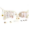ZOCWJK Articles for Daily Use Creative Display Garment Racks in Children's Boutique Clothing Stores, Industrial Pipe Wall Mounted Clothes Hanging Shelves System, Retail (