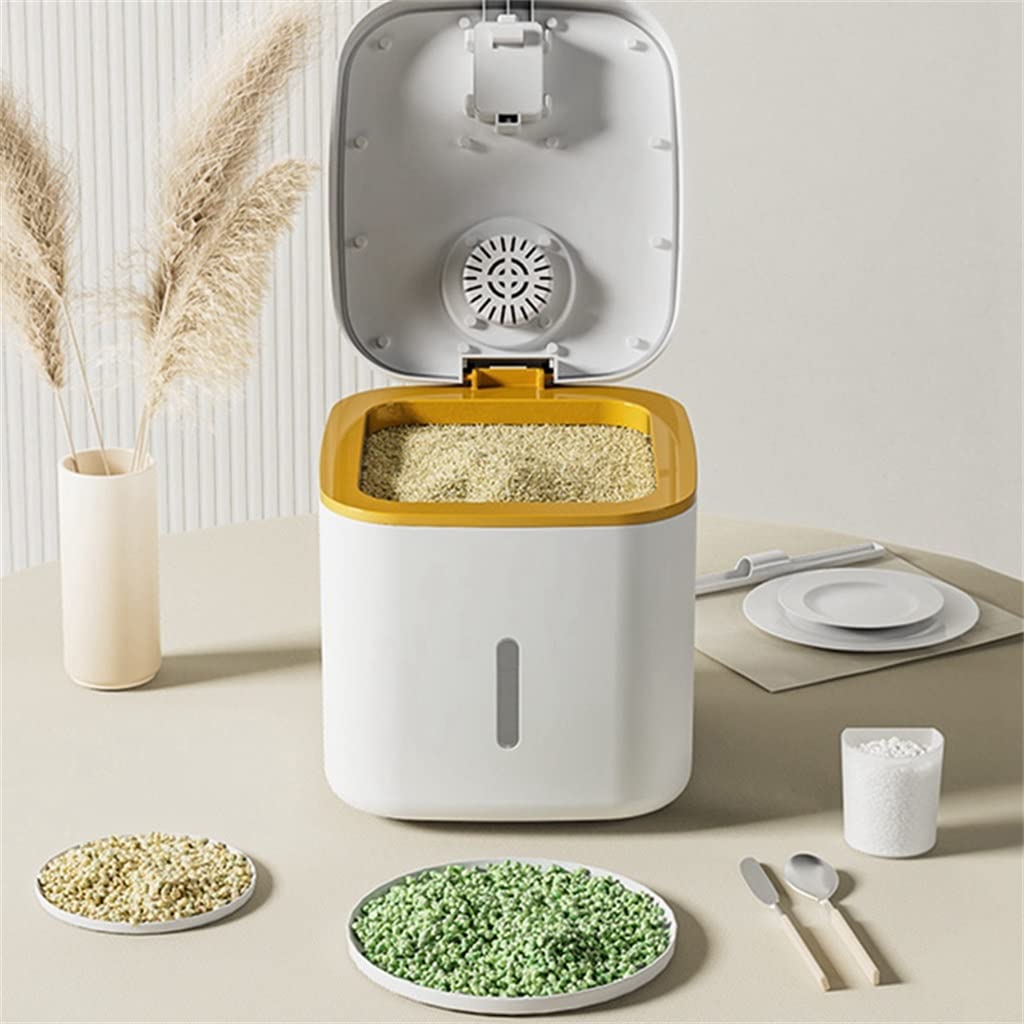 Automatic Rice & Grain Storage Dispenser with Sealed Container