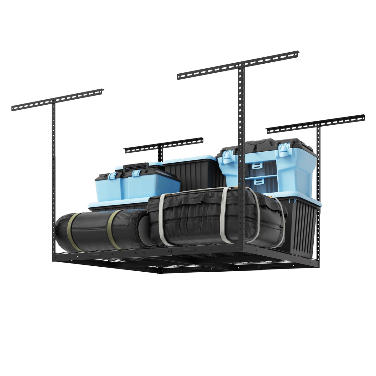 Adjustable 4x8 Overhead Garage Storage Rack System