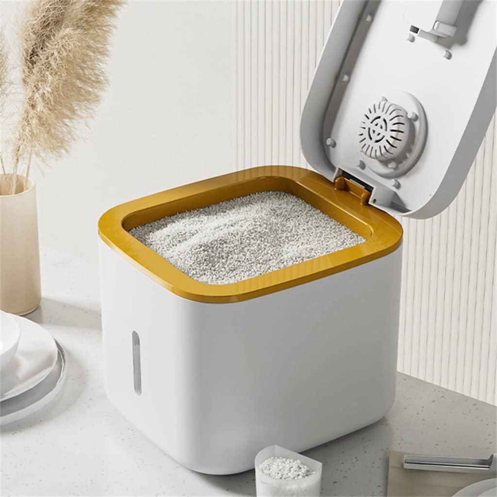 Automatic Rice & Grain Storage Dispenser with Sealed Container