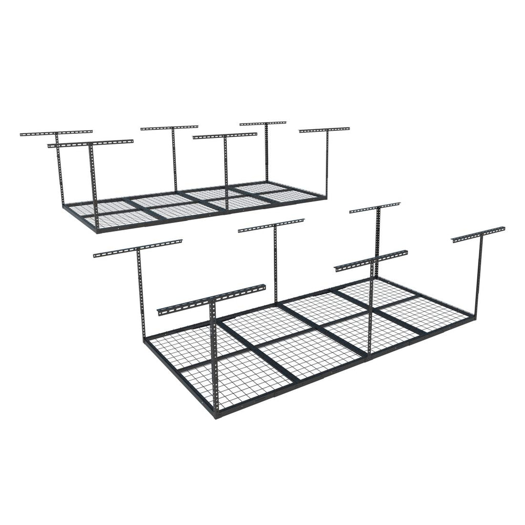 Adjustable 4x8 Overhead Garage Storage Rack System