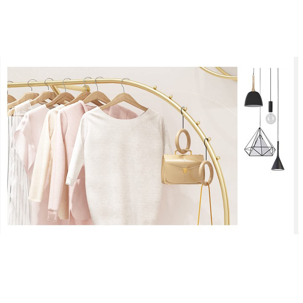 ZOCWJK Articles for Daily Use Creative Display Garment Racks in Children's Boutique Clothing Stores, Industrial Pipe Wall Mounted Clothes Hanging Shelves System, Retail (