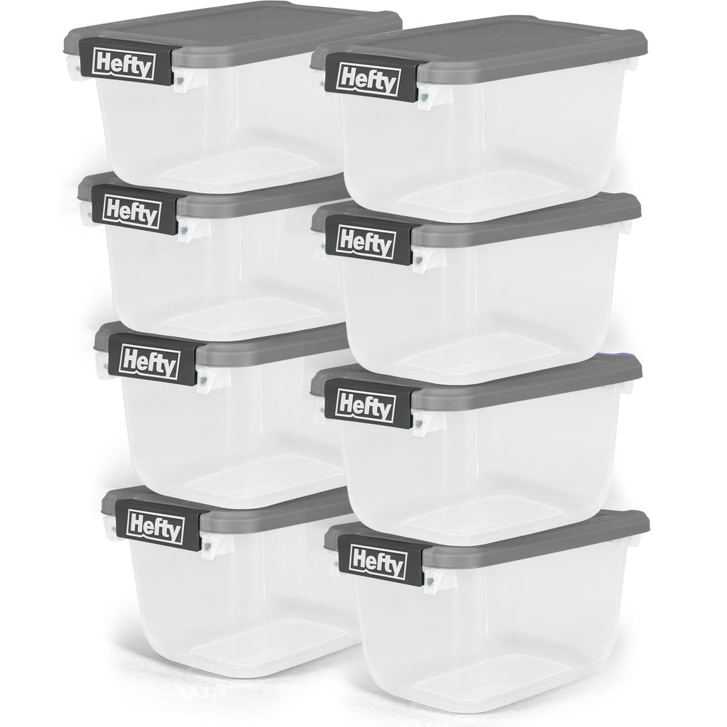 Heavy-Duty Hi-Rise Storage Bin with Secure Lid