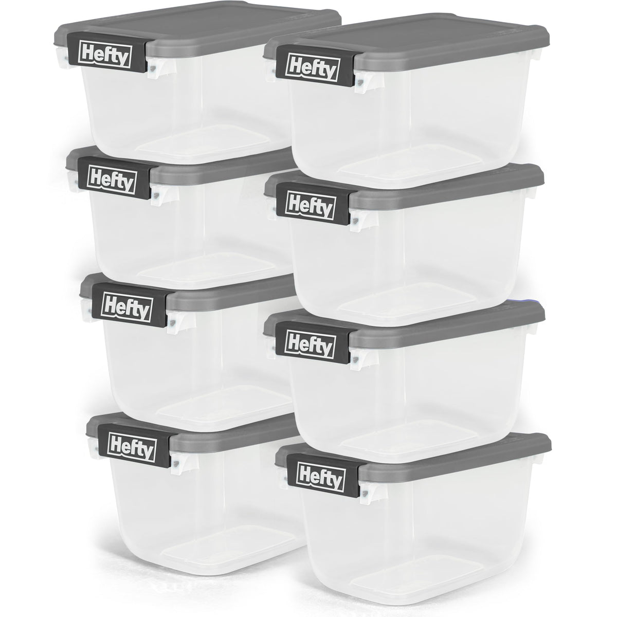 Heavy-Duty Hi-Rise Storage Bin with Secure Lid