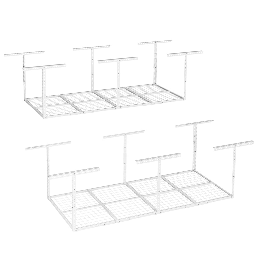 Adjustable 4x8 Overhead Garage Storage Rack System