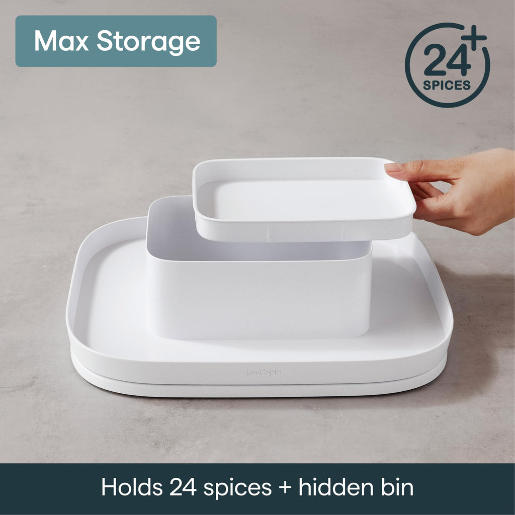 YouCopia® MagicTrack™ Turntable with Bins