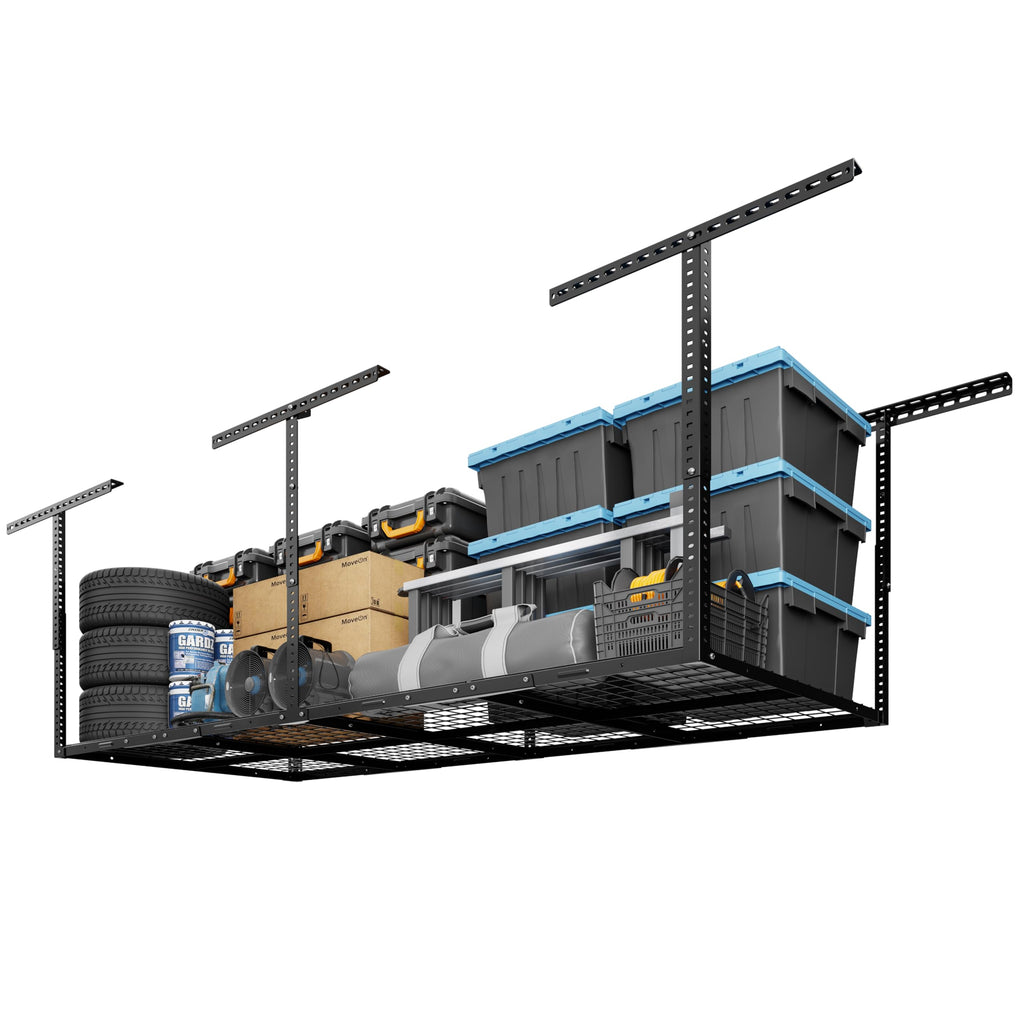 Adjustable 4x8 Overhead Garage Storage Rack System