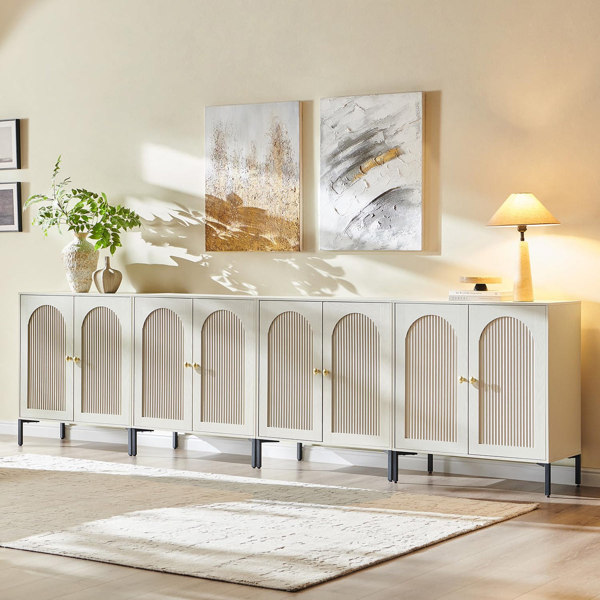 Modern Buffet Storage Cabinet with Spacious Interior