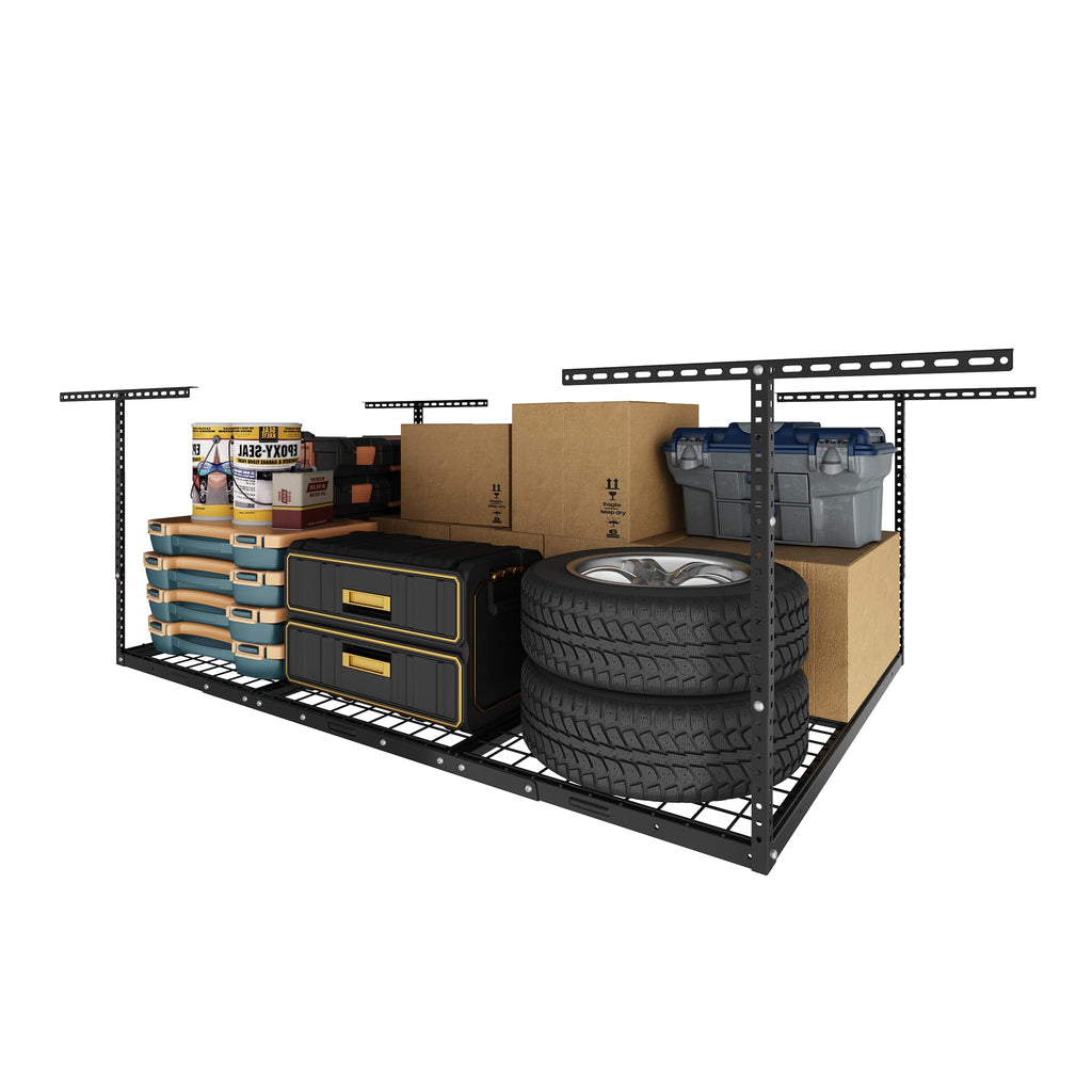 Adjustable 4x8 Overhead Garage Storage Rack System