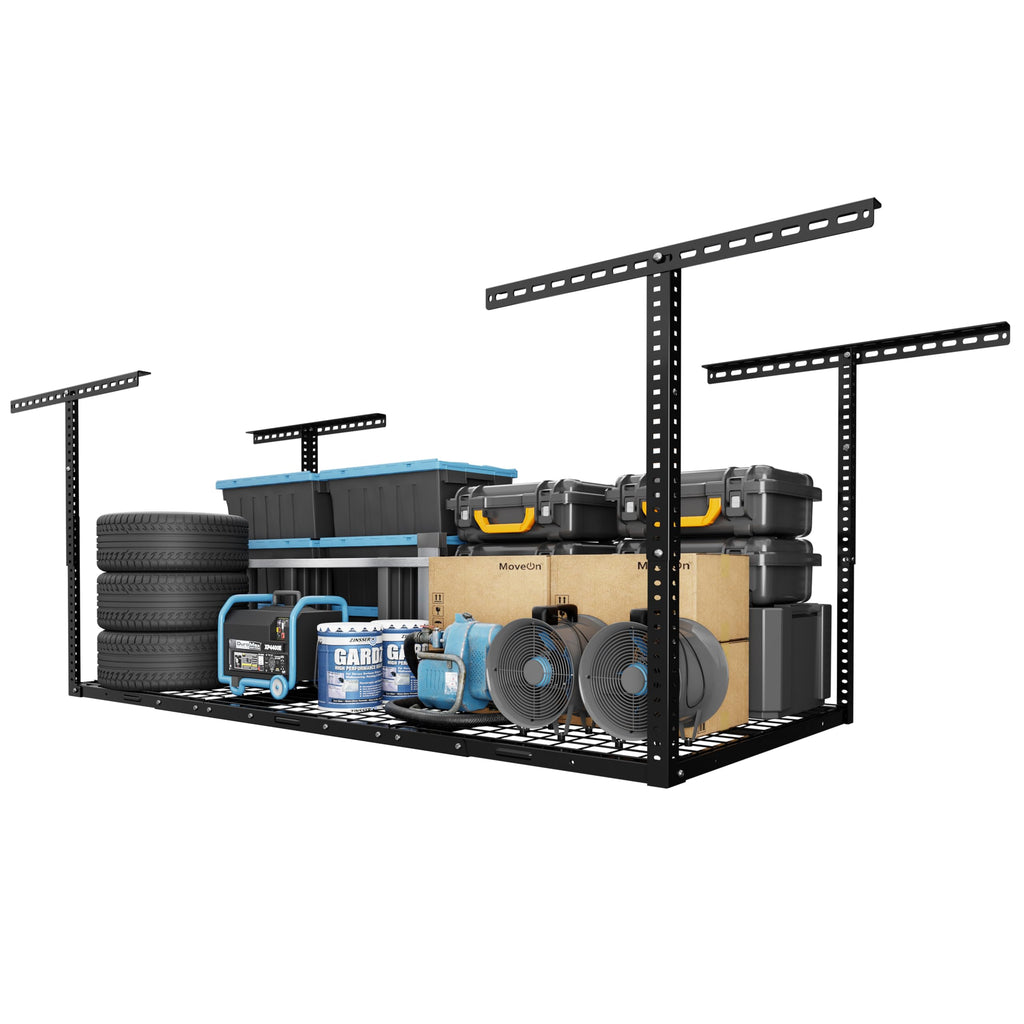 Adjustable 4x8 Overhead Garage Storage Rack System