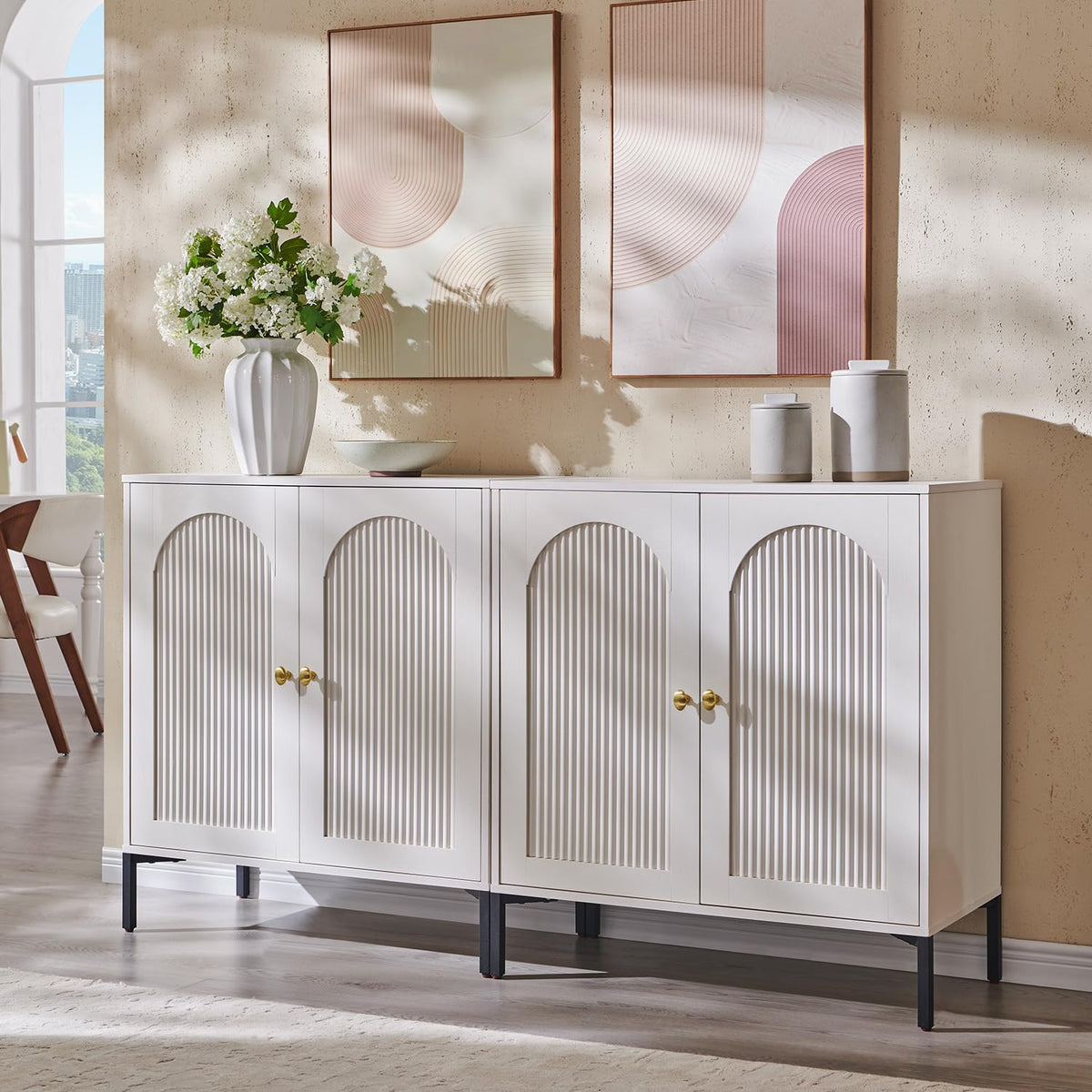 Modern Buffet Storage Cabinet with Spacious Interior