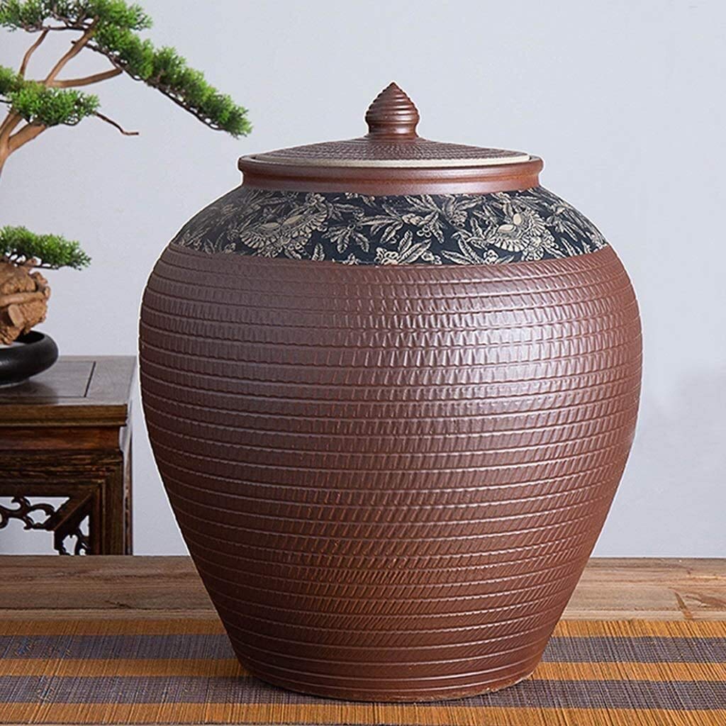 25L Airtight Ceramic Food Storage Container with Lid