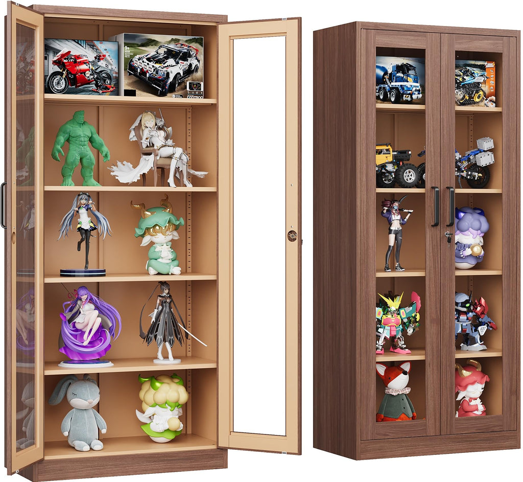 Heavy-Duty Metal Storage Cabinet with Adjustable Shelves