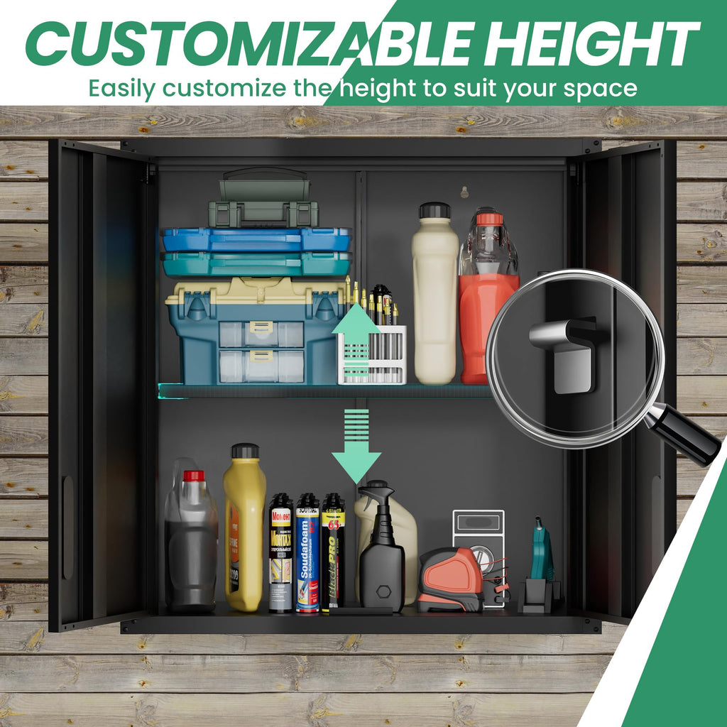 Heavy-Duty Modular Garage Cabinet & Tool Bench System