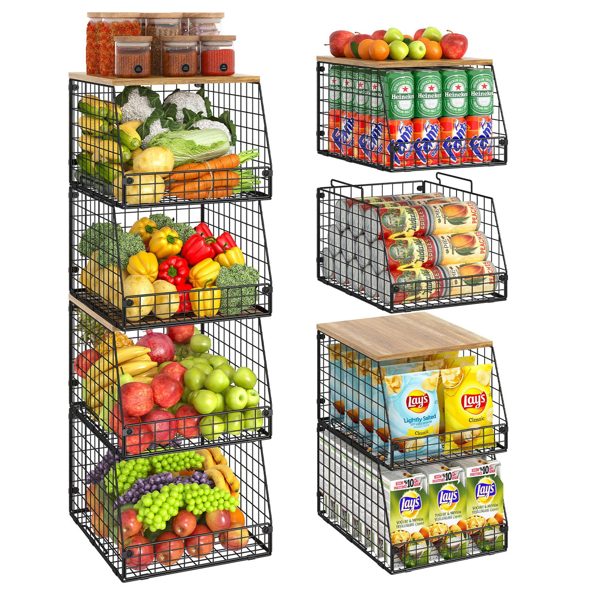 Stackable Wire Baskets 20260818