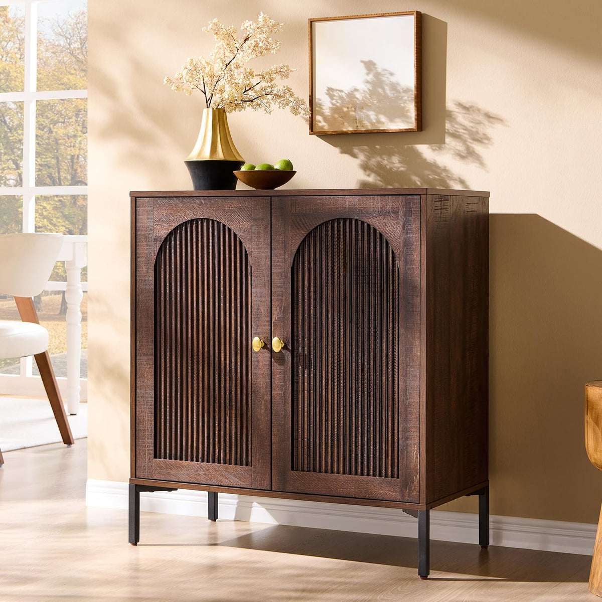 Modern Buffet Storage Cabinet with Spacious Interior