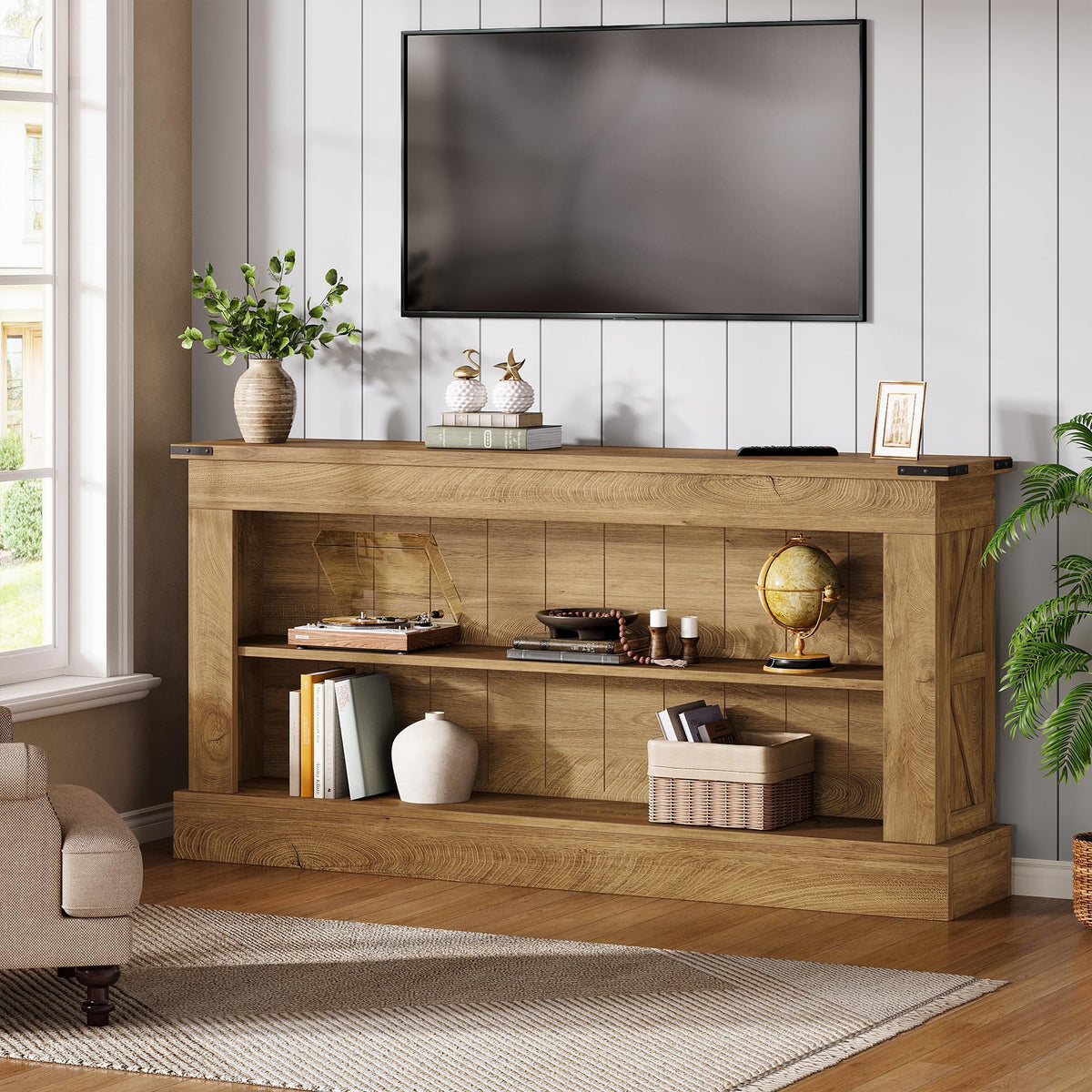 63-Inch Modern Console Table for Entryway & Living Room