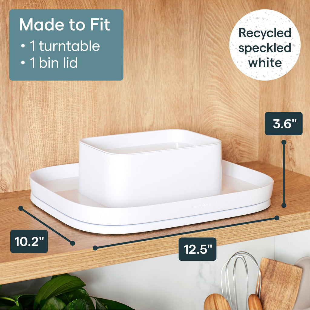 YouCopia® MagicTrack™ Turntable with Bins