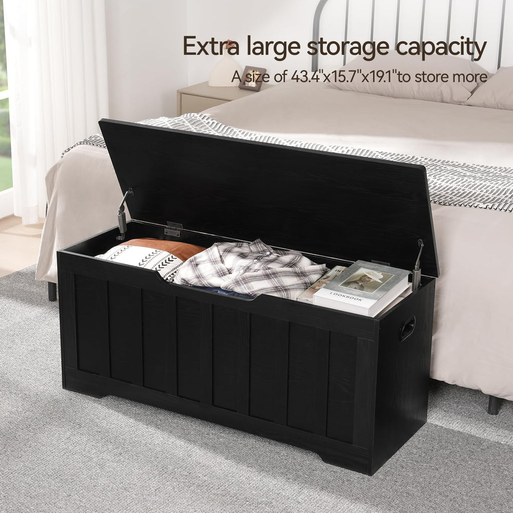 Modern Storage Chest with Spacious Hidden Storage Compartment
