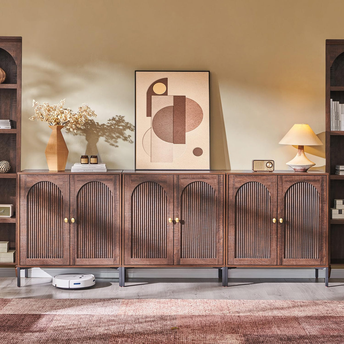 Modern Buffet Storage Cabinet with Spacious Interior